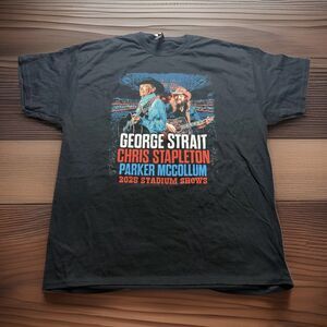 George Strait Chris Stapleton Parker McCollum 2025 Stadium Shows NWOT XL D09